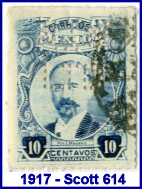 Royal Insurance Company, Ltd, 1917 perfin